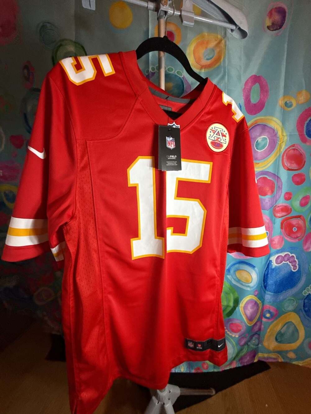 Nike Kansas City Chiefs Patrick Mahomes #15 On-Field Game Jersey NWT medium mens